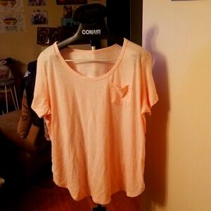 Avon Pink Tee with Pocket 3X
